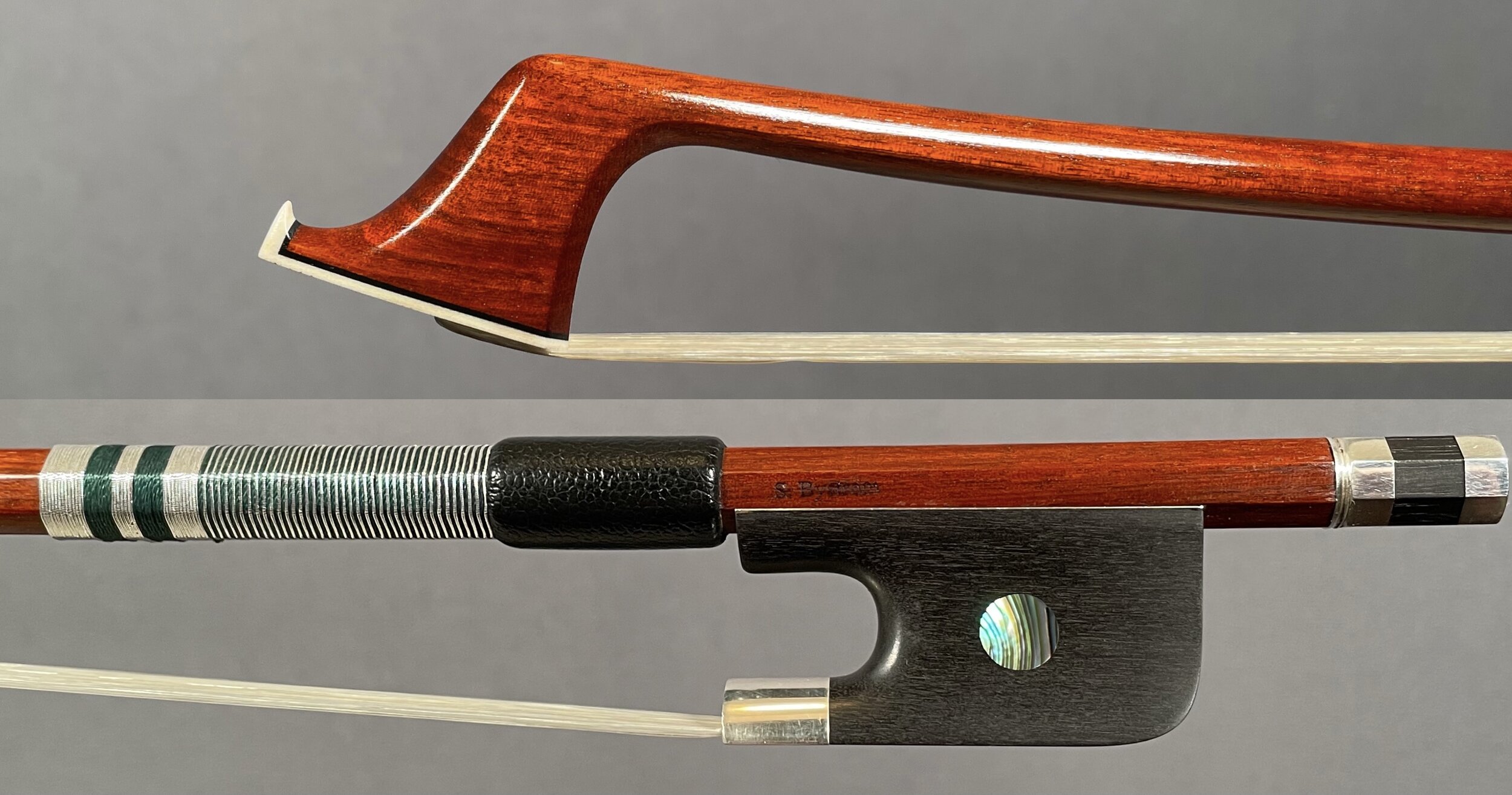 After all that a new cello bow appears, ready to be played! Don’t forget the rosin!