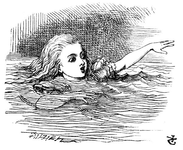 Alice in the pool of tears