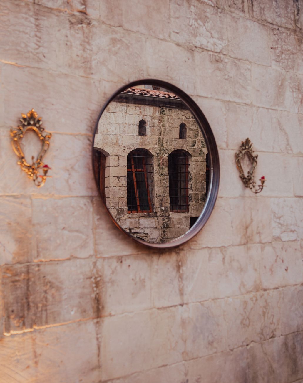 Oak Framed Wall Mirror