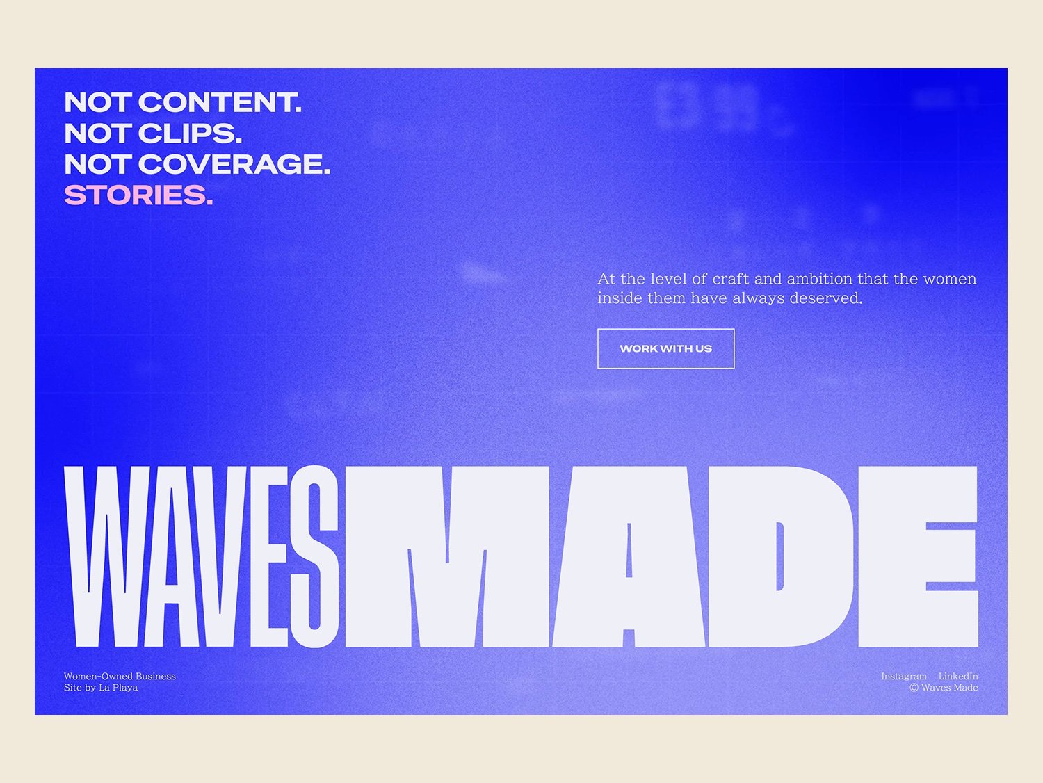 Waves Made