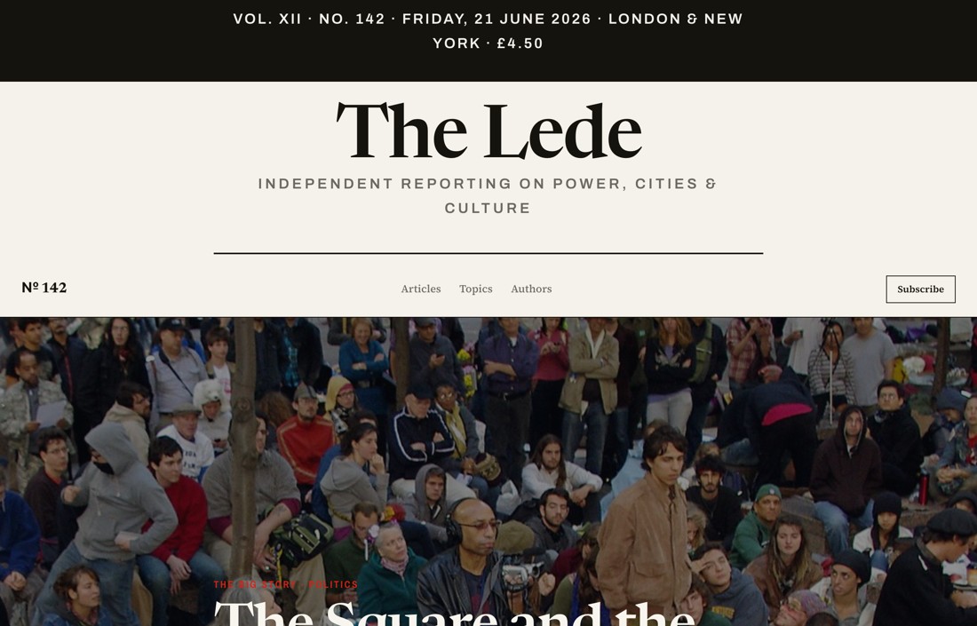 The Lede - built with edition.pm