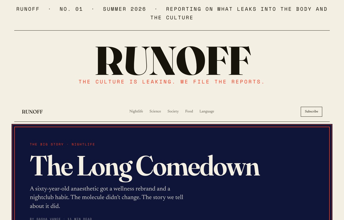 Runoff